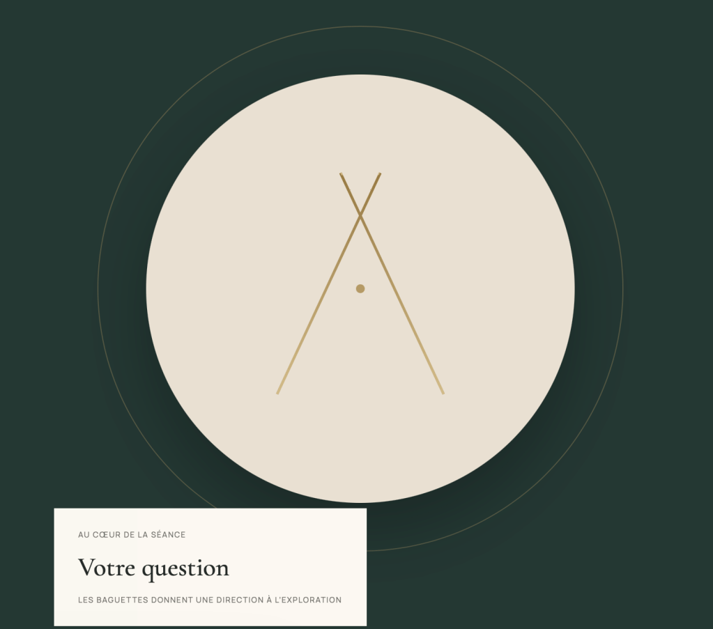 Illustration de baguettes coudées : votre question au cœur de la séance